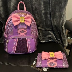 Rapunzel Sequin Loungefly Set